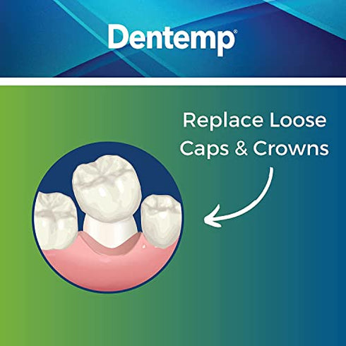 Recapit Loose Cap Dental Repair - 8 Repairs, Pack of 2