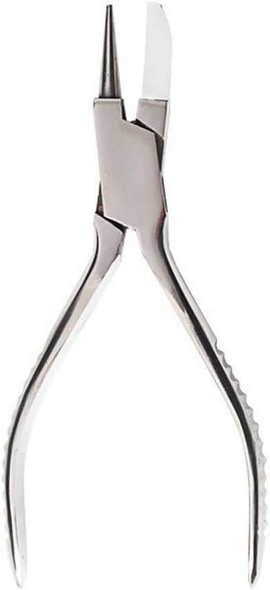 Round & Nylon Jaw Eyeglasses Frame Pliers, Eye Glasses Adjusting Pliers Optical Optician Tool, Eyeglasses Repair Tool Adjusting Eyeglasses Frame Leg, Optical Eyewear Parts Hand Repairing Tool