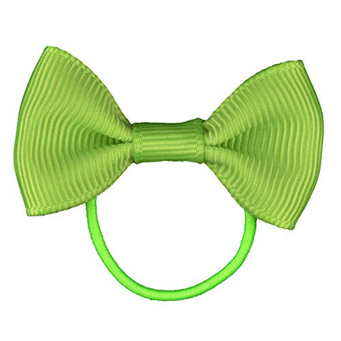 30 PCS Baby Tiny Hair Bows with Elastic Loop Ponytail Ties Pony Tail Holder Accessories for Infants Toddlers Girls Kids