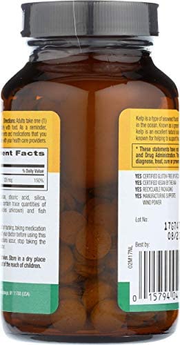 Country Life Norwegian Kelp 225 mcg, 300-Count