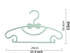 JINGXINMY Baby Hangers for Kids Clothes - Pack of 20 Durable Plastic Kids Hangers for Nursery -Childrens Hangers - Great as Toddler or Infant Clothes Hangers-4 Colors
