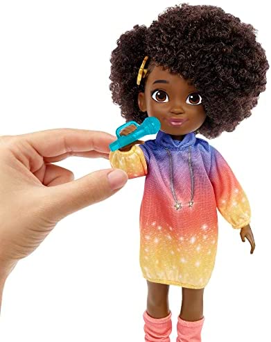 Karma's World Singing Doll With Accessories And Collectible Record, Sings 2 Songs