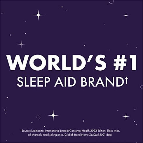 ZzzQuil ULTRA, Nighttime Sleep Aid Liquid, 25 mg Doxylamine Succinate, No.1 Sleep Aid Brand, Fall Asleep Fast, Stay Asleep Longer, 48 Count