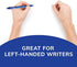 BIC Gel-ocity Quick Dry Blue Gel Pens, Medium Point (0.7mm), 12-Count Pack, Retractable Gel Pens With Comfortable Full Grip