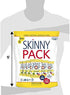 SkinnyPop Popcorn, Gluten Free, Non-GMO, Healthy Snacks, Skinny Pop Dairy Free White Cheddar Popcorn Snack Packs, 0.65 Oz Individual Size Snack Bags (6 Count)