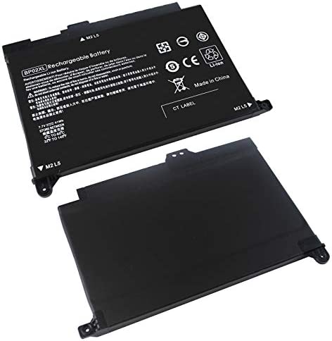 BP02XL 849909-850 Battery for HP Pavilion 15-au000 15t-au100 15t-au000 15z-aw000 15-au123cl 15-au023cl 15-au091nr 15-au063cl 15-au030wm 15-au018wm 15-au010wm 15-aw000 849909-855 849569-421 HSTNN-UB7B