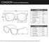 COASION Clear Glasses for Women Men Square Frame Fake Non-prescription Eyeglasses