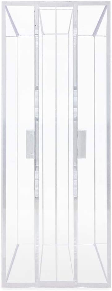 Isaac Jacobs 2 Drawer Acrylic Earring Holder, Jewelry Organizer Case (Holds up to 48 Pairs)