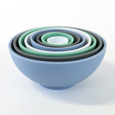 SMALL 8 Piece Food Safe Silicone Bowl Set by First Impressions Molds for Flower Forming and General Kitchen Use