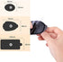Belifu TENS Unit Electrode Pads Reusable Self-Adhesive Replacement Massage Pads Latex Free, Standard Connection Snap on 3.5mm Cable for Tens EMS Massager
