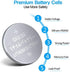 CR2032 Lithium Button Battery, 230mAh 3 Volt Coin Battery, Coin Button Cell 40 PCS in Original Package (40PCS)
