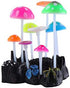 Filhome Glowing Fish Tank Decorations, 4 pcs Glow Aquarium Decoration Plants Kit Glowing Mushroom Coral Ornaments