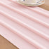Socomi 2pcs Blushing Pink Chiffon Table Runner Sheer Wedding Runner 29x122 Inches Romantic Table Runner for Wedding Table Decorations