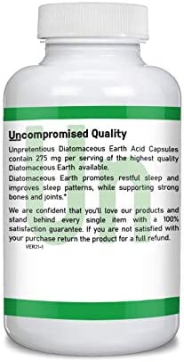 Diatomaceous Earth Supplement (150 Capsules) Food Grade, Source of Silica*