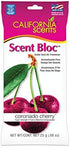 California Scents Car Air Freshener and Odor Neutralizer, Set of 6 Power Bloc Air Fresheners for Home and Car, Coronado Cherry, Fresh and Bold, 0.88 Oz Each