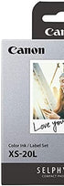 Canon Color Ink/Label Set XS-20L (20 Sheets), Compatible to Canon SELPHY Square Printer