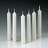 Light In The Dark Taper Candles 4 Inch X 1/2 Inch Thick Burn 1.1/2 Hour (White)