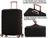 HoJax Spandex Travel Luggage Cover, Suitcase Protector Bag Fits 18-21 Inch Luggage Black