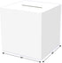 Beistle White Card Box Holder for Weddings, Baby Shower, Birthday and Graduation Celebrations, 12" x 12"