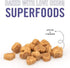 Three Dog Bakery Soft and Chewy Super Rewards with Superfoods Dog Treats, Low Calorie Dog Training Treats for Dogs, Orchard Apple Pie Flavor, 8 Ounce Resealable Bag