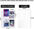 4-Pocket Baseball Card Sleeves Trading Card Binder Sleeves, 320 Pockets Double Sided Baseball Card Protectors Plastic Card Holder Fit for Trading Cards, Sport Cards (Each Page 6.1 × 7.8 inches)
