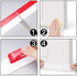 Self Adhesive Door Sweep Draft Stopper - Camel Home Weather Stripping Rubber Under Door Bottom for Interior Doors Seal Strip Insulation for Weatherproof, Soundproof, 2" W X 39" L, 2" W X 39" L (Black)
