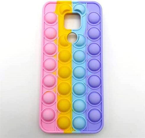 for Moto G Play Case Cute Motorola G Play Case Push Pop Bubble Silicone Cover Phone Case Girls Women Boys Kids Sensory Fidget Anxiety Reliver Stress Toys for Motorola Moto G Play 2021 (G Play 2021)