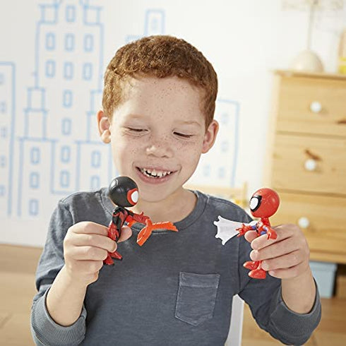 Spidey and His Amazing Friends Marvel Miles Morales Hero Figure, 4-Inch Scale Action Figure, Includes 1 Accessory, for Kids Ages 3 and Up