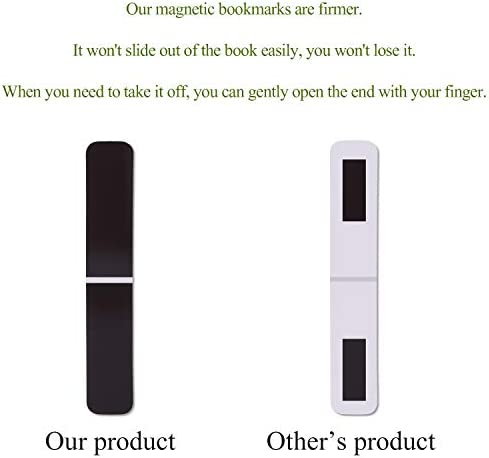 10 Pieces Magnetic Bookmarks Magnet Page Markers Assorted Book Markers Set for Students Reading (Classic Syle, 2.3 x 0.8 Inch)