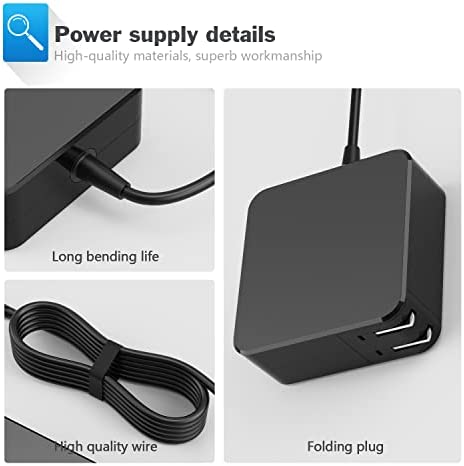 65W 45W Laptop Charger for Lenovo IdeaPad 310 320 330 330s 120s 130 510 520 530s 710s ADL45WCC PA-1450-55LL ; Chromebook-100s; Yoga 710 11 14 15; Flex 4 1470 AC Adapter Power Supply Cord