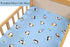 Tontukatu Pack n Play Stretchy Fitted Playard Sheet Set 2 Pack Jersey Knit Ultra Soft Baby Boy Girl Portable Mini Crib Sheets,Convertible Playard Mattress Cover,Penguin Crocodile Monkey Blue Yellow
