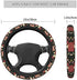 Mushroom Steering Wheel Cover for Women & Men,Universal 15 Inches Anti Slip Neoprene Cute Steering Wheel Cover Car Accessories Protective Case Fit Auto SUV Sedan Vans Trucks