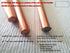 Copper Dowsing Rod - 99.9% Pure Copper - Water Divining Witching, Energy Healing, Paranormal, Ghost Hunting, Gold, Yes No Questions. Instructions and Bonus Pendulum - 5x13 Inch Divining rods