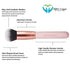 Real Perfection Makeup Brushes 16pcs Makeup Brushes Set with 1 Eyebrow Razor Premium Synthetic Foundation Brushes Blending Face Powder Eye Shadow Concealer Make Up Brushes Tool Kit