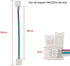 BTF-LIGHTING 10PCS 3Pin 10mm Wide Dual End with 15cm Long Cable LED Strip Solderless DIY Connector Adapter Conductor for WS2811 WS2812B SK6812 LED Flexible Strip Light