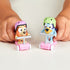 Bluey Vehicle 2-Pack, 2.5-3" Bluey & Bingo Articulated Figures - Scooter Time