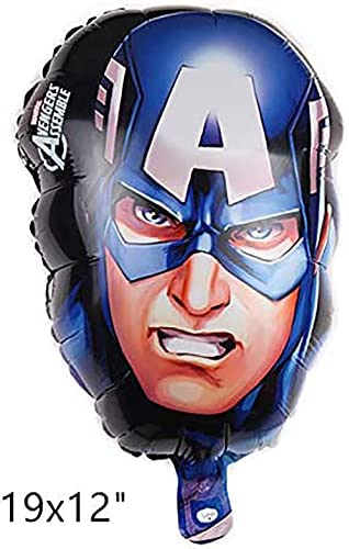 4-pack Superhero Birthday Party Mylar Foil Balloon Super Hero Birthday Party Supplies Party Decorations by Elsani