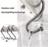Metal Shower Curtain Hooks,Rust Resistant S Shaped Shower Curtain Rings,Shower Hooks for Bathroom,Decorative Shower Hooks for Curtain Rod,Set of 12 (Black)