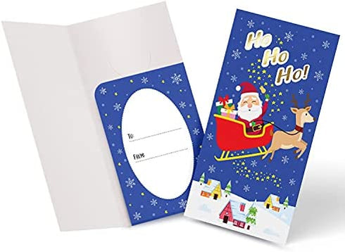Sweetzer & Orange Christmas Money Cards with Envelopes for Small Kids. 24 Christmas Cards - Thick Note Cards and Envelopes, 300gsm Greeting Cards With Envelopes (120gsm). Xmas Gift Card Holder.