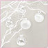 60MM/2.36" Clear Christmas Ornaments Set, 30PCS Shatterproof Decorative Hanging Ball Ornament with Stuffed Delicate Decorations, Xmas Tree Balls for Halloween Holiday Party Thankgivings - White.