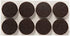 Scotch SP822-NA Brand 3M, Round, 1 in. Diameter, Brown, 32/Pack Felt Pads, Count