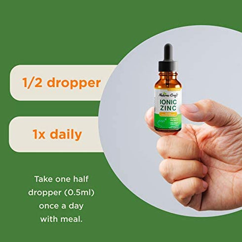 Liquid Zinc Sulfate Immunity Booster - Pure Zinc Supplement for Immune Support Mood Boost and Brain Support - Immune Boost Liquid Ionic Zinc Drops Supplement for Hair Skin and Nails Mineral Supplement