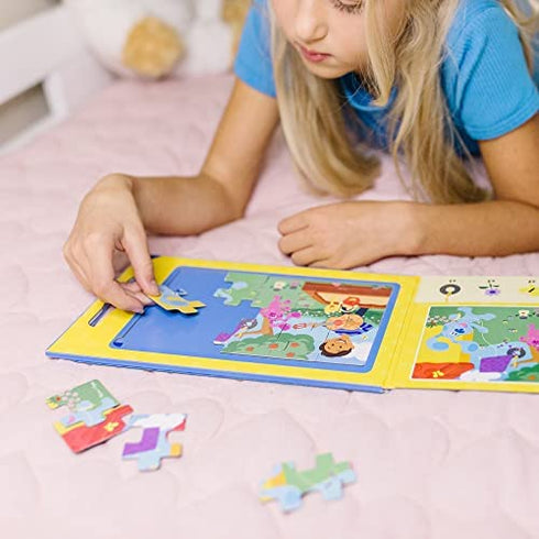 Melissa & Doug Blue's Clues & You! Take-Along Magnetic Jigsaw Puzzles (2 15-Piece Puzzles)