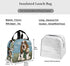 Basset Hound Dog Portable Lunch Bag Woman Waterproof Tote Shoulder Bags Box Small Handbags Purses,Shopping Office/School/Picnic/Travel/Camping