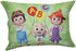Cocomelon Toddler Fitted Sheet and Pillow Case Set, Multicolor