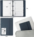 deli Business Card Book Holder, Business Card Organizer, Name Card Book Holder, Portable Office Business Card Holder, Hold 180 Cards, Blue