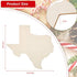 3 Pieces Texas State Unfinished Wood Cutouts Texas State Wood Slices Texas State Wooden Paint Crafts Texas State Wooden Pieces for Home Decor Ornament DIY Craft Art Project