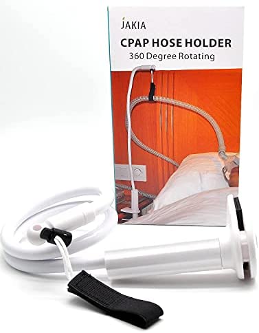 JAKIA CPAP Hose Holder and Hanger Tube Clamp and Support Minimize Hose Tubing Tangle and Leakage with Angles Adjustable,Relieve Pressure from Tube-CPAP Accessory Supplies…