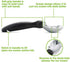 Spring Chef Ice Cream Scoop with Comfortable Handle, Black