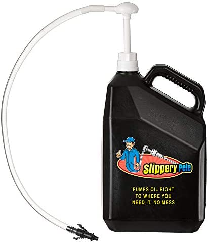 Slippery Pete Fluid Pump for Gallon Bottles and Wide Mouth Quart Bottles (Not for Standard Quart Bottles) - Transfer Gear Oil, Transmission and Differential Fluid, Antifreeze with This 30cc Hand Pump